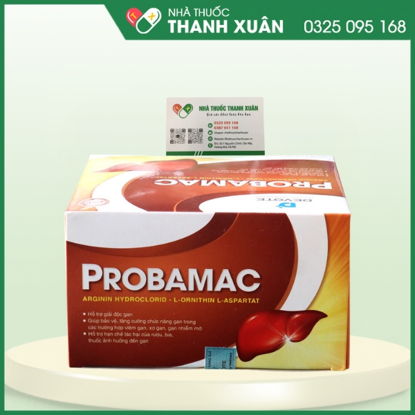 PROBAMAC - Hỗ trợ bảo vệ gan, mát gan, giải độc gan